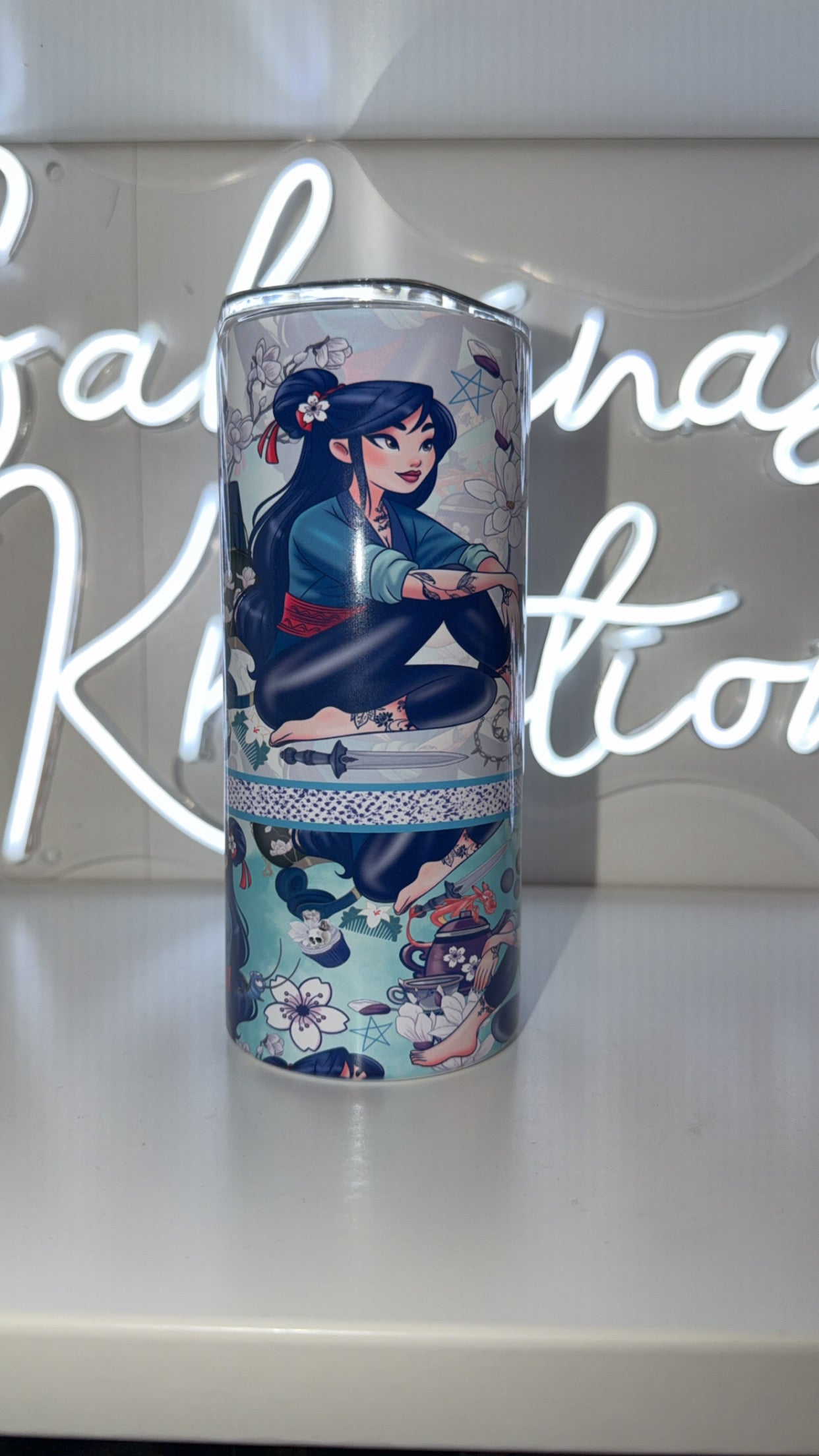 15oz insulated Tumbler Mulan