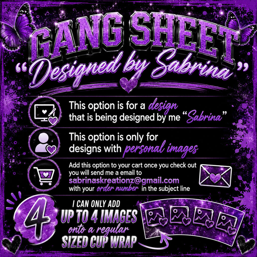 UVDTF GANG SHEET
