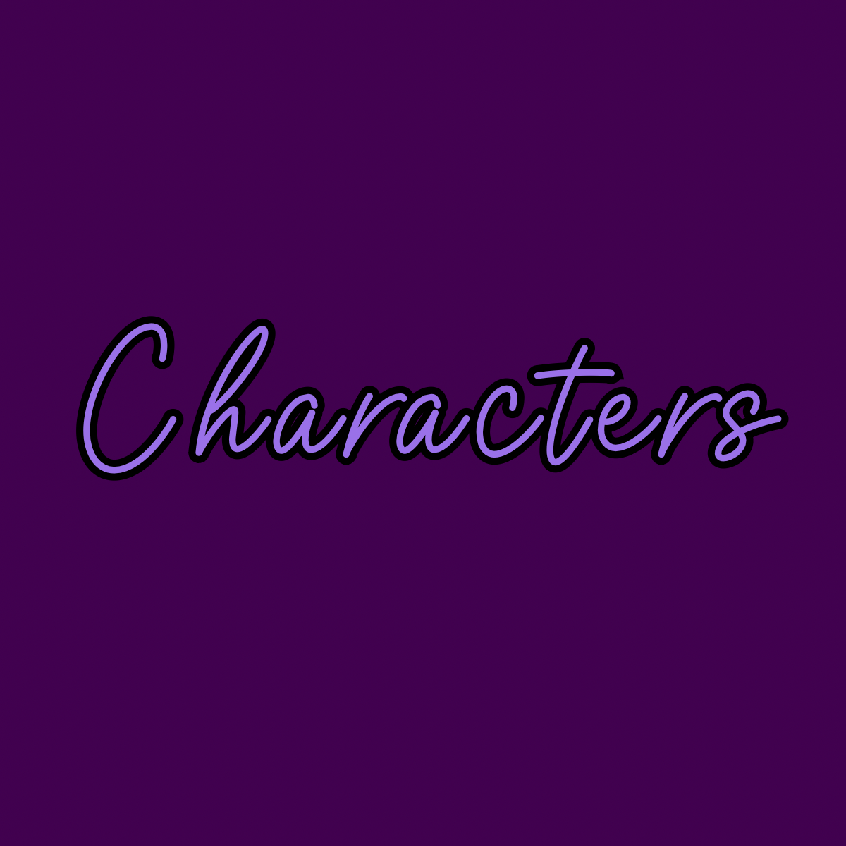 Characters