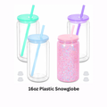 16oz Plastic Snowglobe