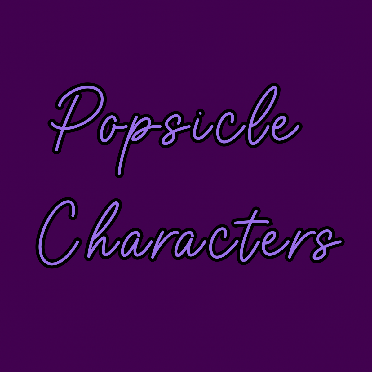 Popsicle characters