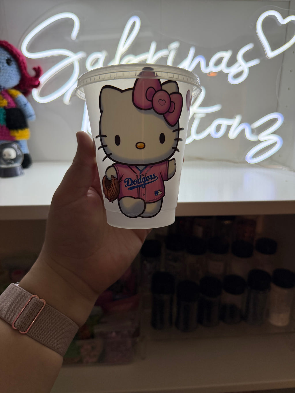 kids plastic cold cup 16oz hk dodgers