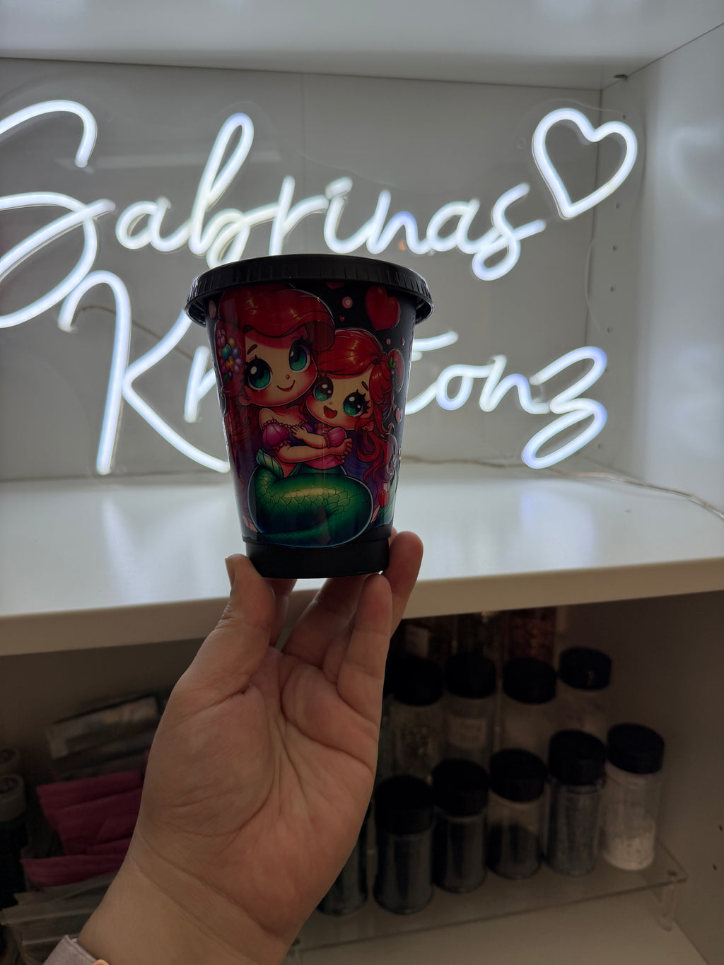 kids plastic cold cup 16oz ariel
