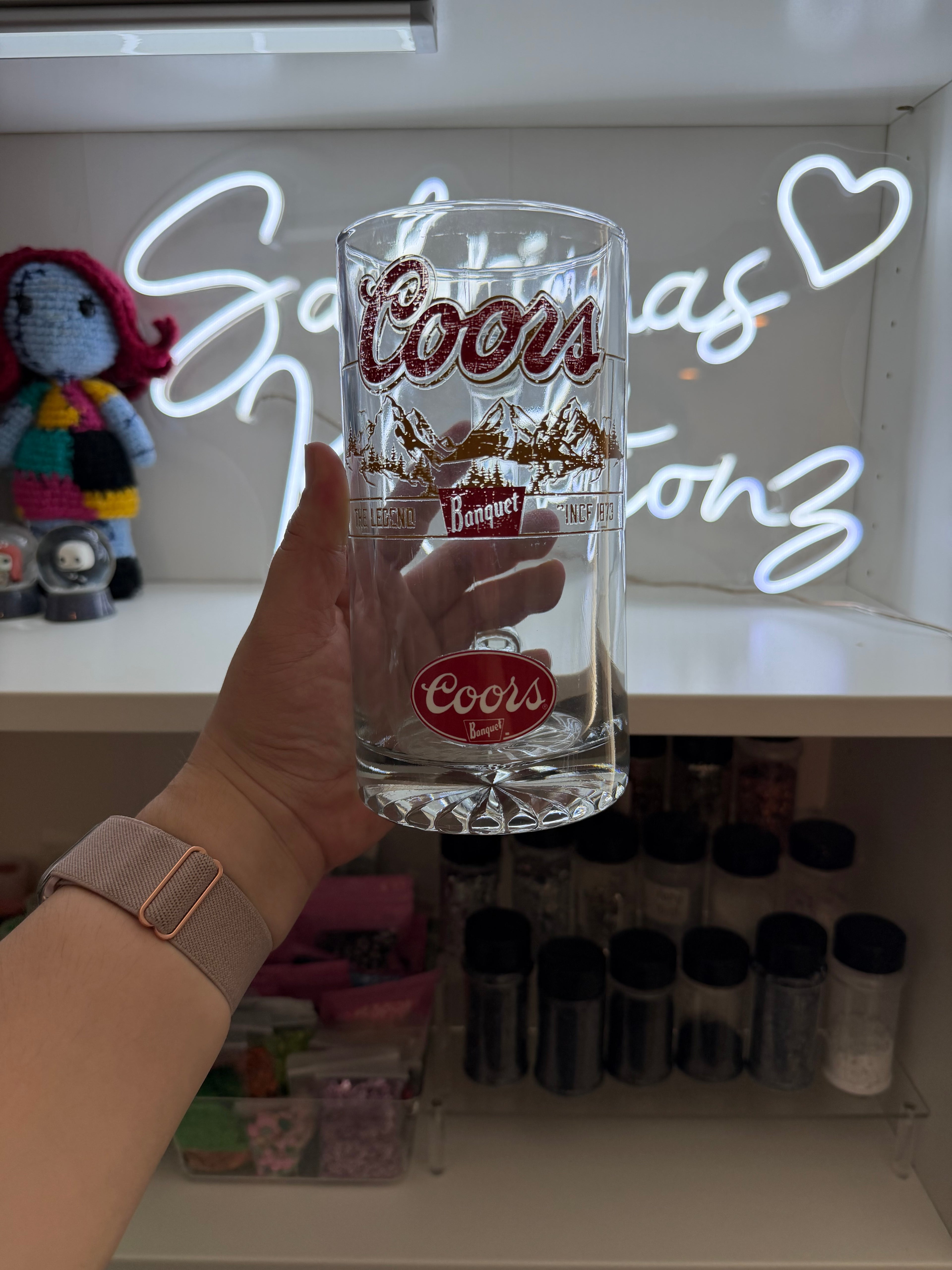 25oz glass mug coors
