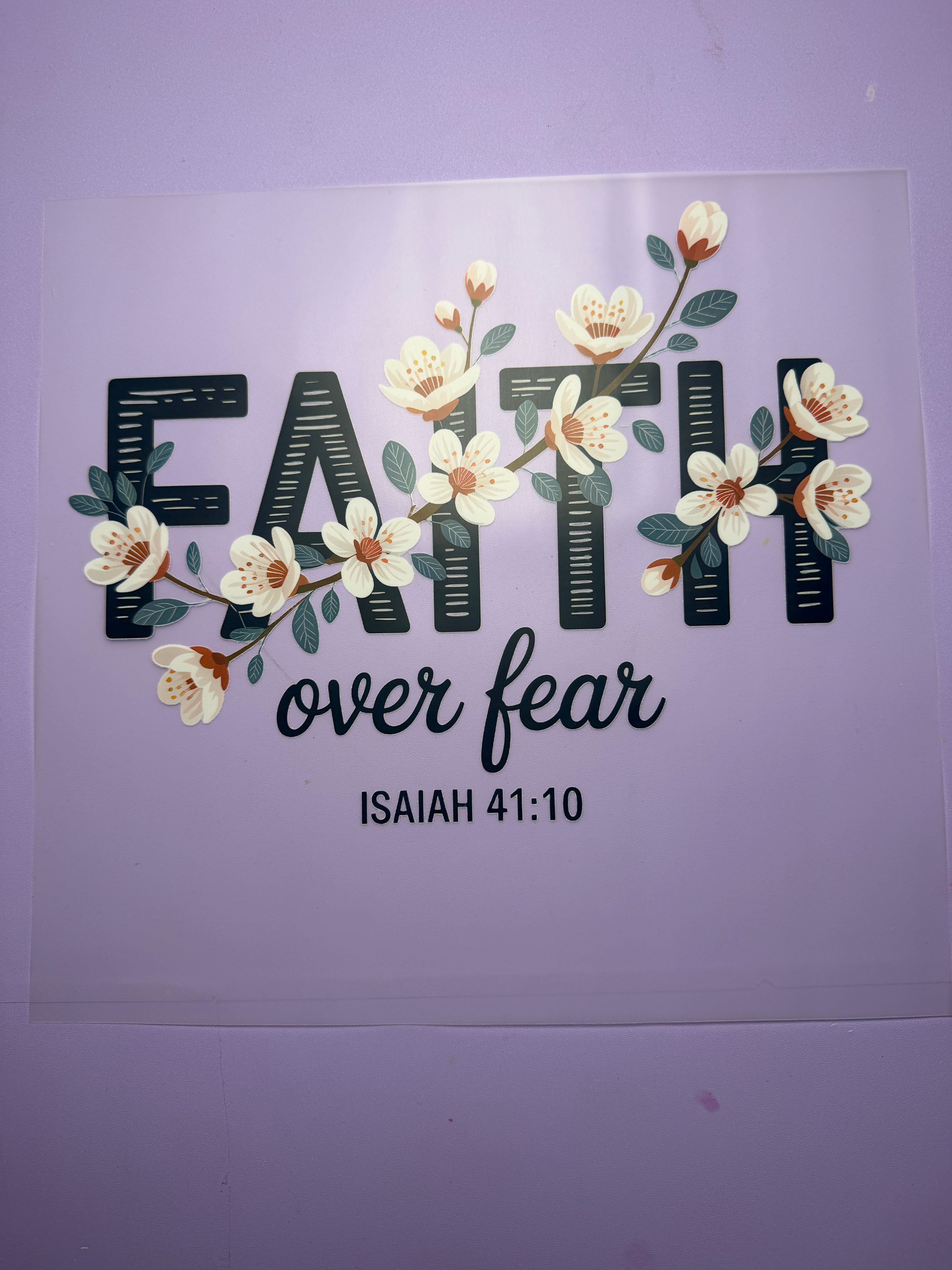 FAITH OVER FEAR