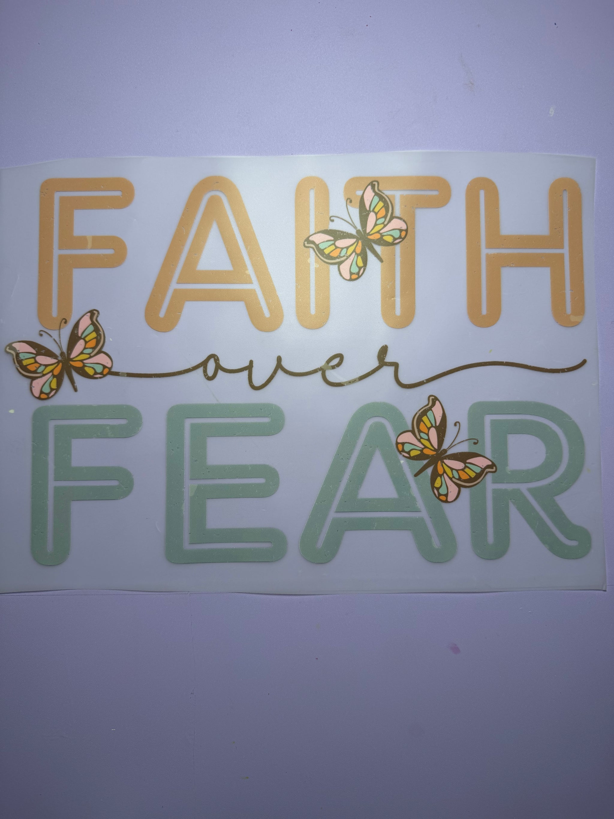 FAITH OVER FEAR