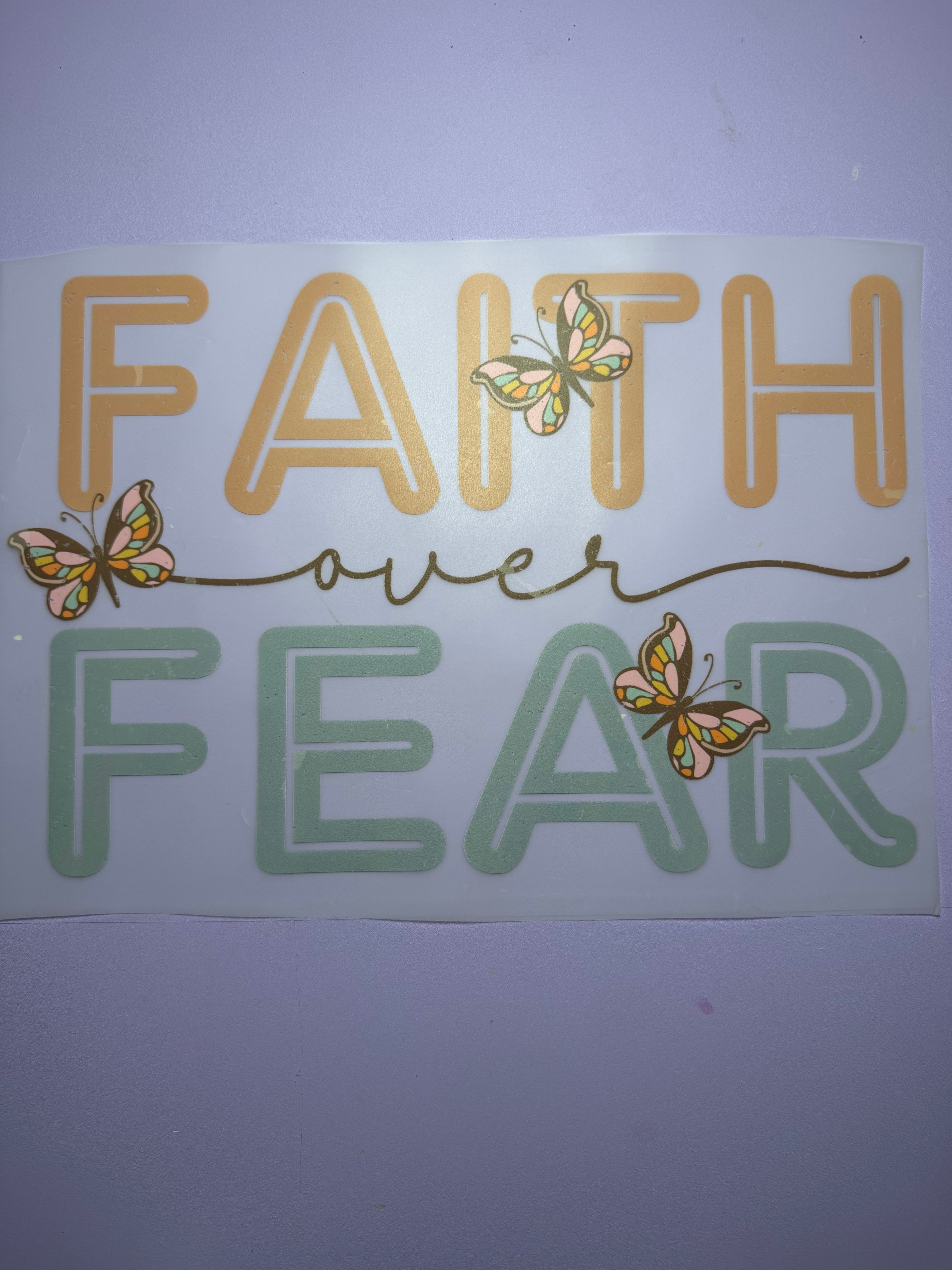 FAITH OVER FEAR